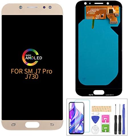 תואם Samsung Galaxy J-7 PRO J730 מסך חלופי, עבור J-7 2017 J730 J730F/DS J730G/DS J730GM/DS תצוגת LCD מסך מגע דיגיטלית