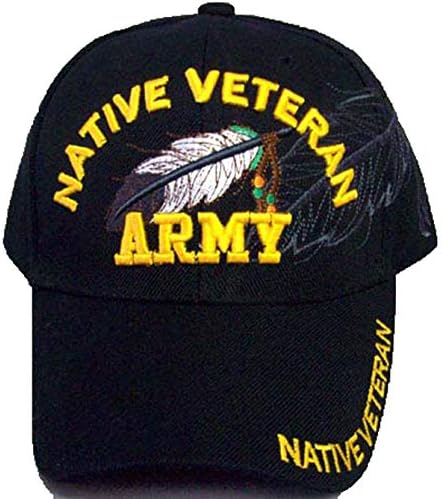 צבא ותיק יליד יליד גאווה, כובעי בייסבול, כובעים רקומים - מתנות (CapNp481 Z) שחור