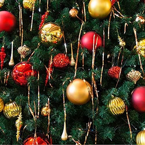 YANGLIYU 34pcs 4 ס מ עץ חג המולד קישוטים כדורי תכשיט חג המולד מסיבת הכדור התלוי קישוטי חג המולד, קישוטים הביתה כדורי