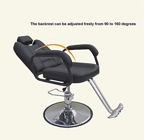 YYDD וינטג 'סלון כיסא הידראולי היופי ציוד, סלון הכסא ההידראולי שכיבה סלון יופי כסא מעלית סטיילינג הכיסא מתכוונן לגובה