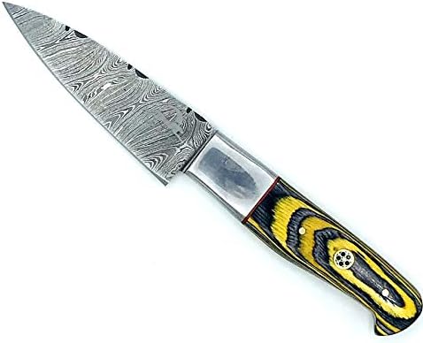 DKC-6500-MCS-ZBP-DS מאסטר שף סט סכינים זברה Pakka ידיות פלדת דמשק.